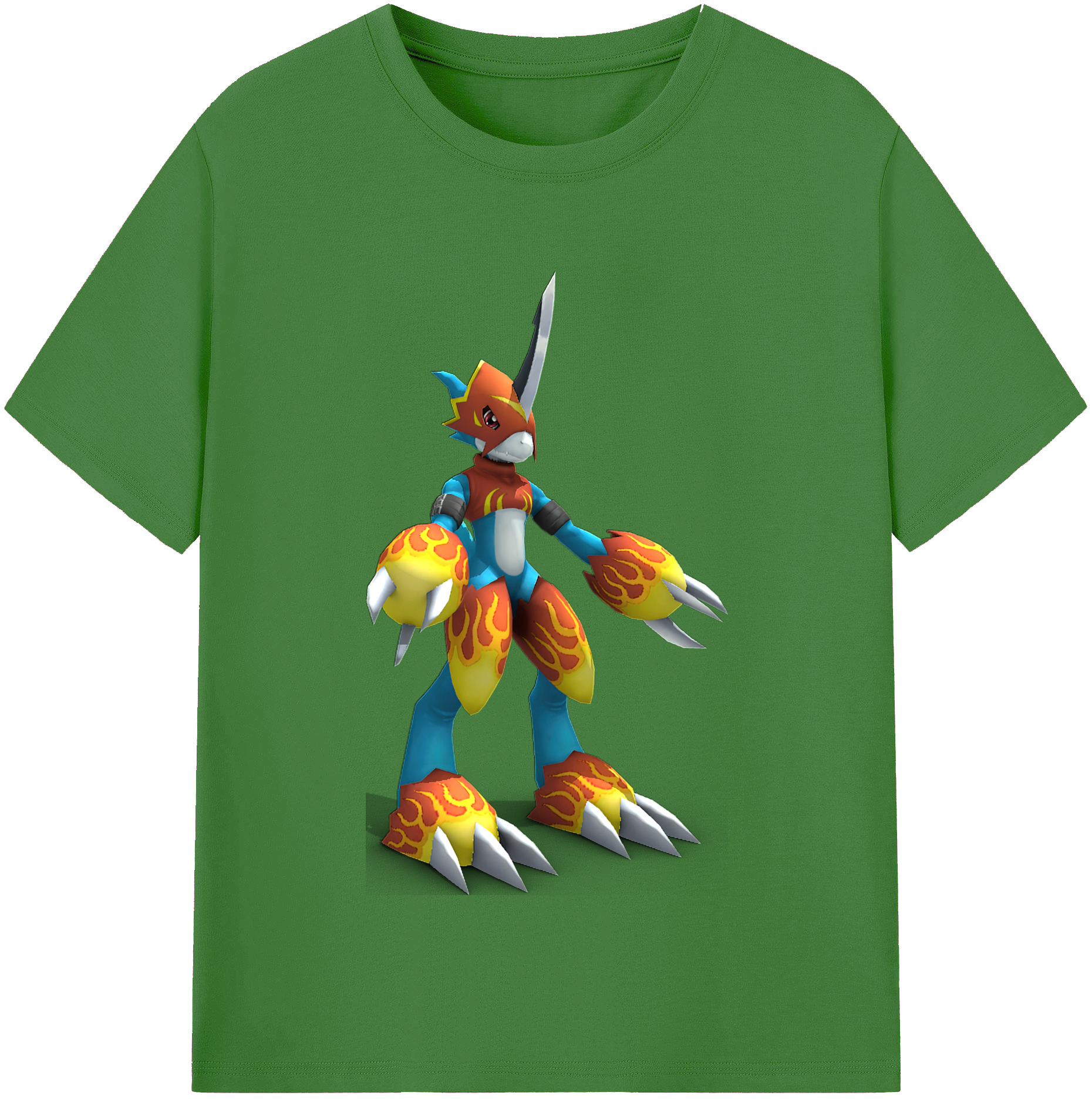（画像用） Digimon デジタルモンスター/デジモン レディースカジュアルプリントTシャツ（綿100％）